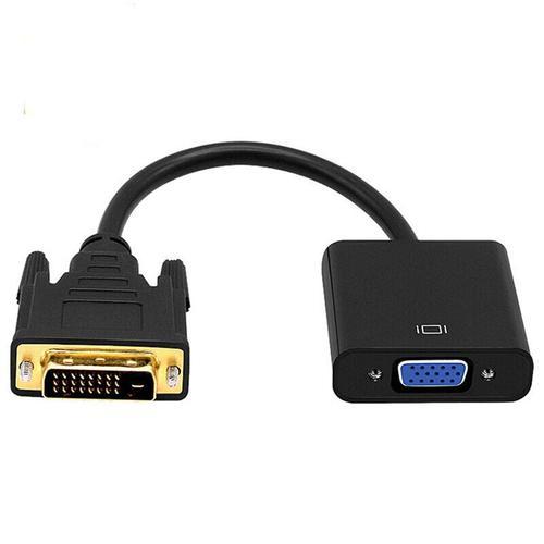 Adaptateur Full HD 1080P DVI-D vers VGA, 24 + 1 25 broches mâle ver... on Productcaster.