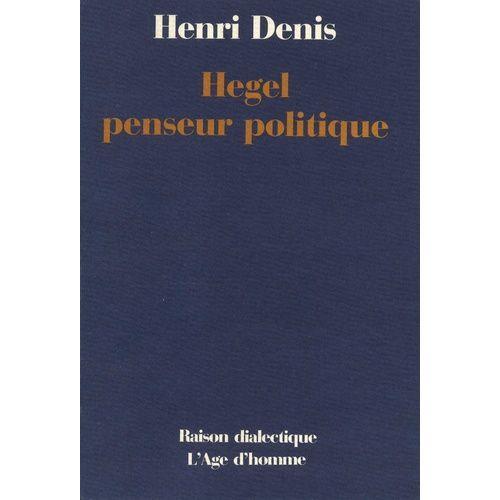 Hegel Penseur Politique on Productcaster.