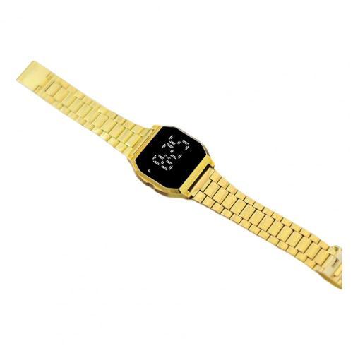 Montre Numérique Led En Acier Pour Femmes, Carré, Vintage, Sport, M... on Productcaster.