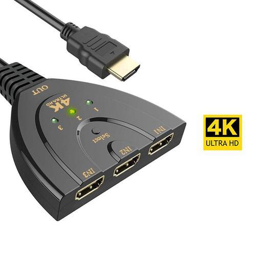 Commutateur 3D Mini 3 ports HDMI 4K * 2K, commutateur 1.4, séparate... on Productcaster.