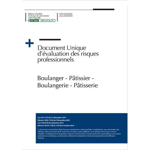 Document Unique D'évaluation Des Risques Professionnels Métier (Pré... on Productcaster.