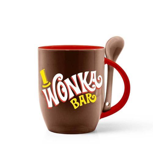 Willy Wonka - Logo - Mug + Cuillère - 350 Ml on Productcaster.