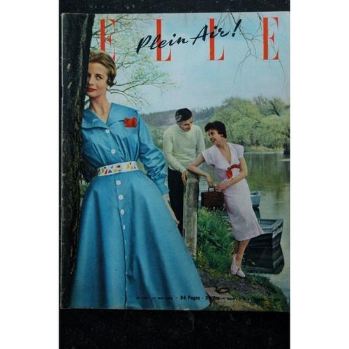 Elle 440 17 Mai 1954 - Robes Patron Elle Va Bien - Y Robert D Delor... on Productcaster.