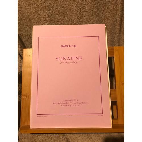 Jindrich Feld Sonatine Pour Flûte Et Harpe Partition Éditions Leduc on Productcaster.