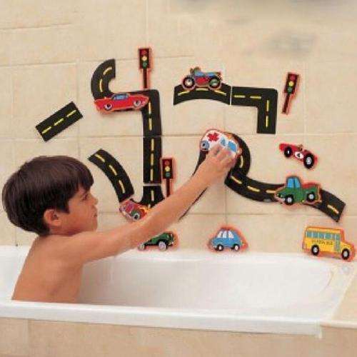 Puzzle De Bain Circuit De Voitures Pour Enfant, Jouet Éducatif, Jeu... on Productcaster.