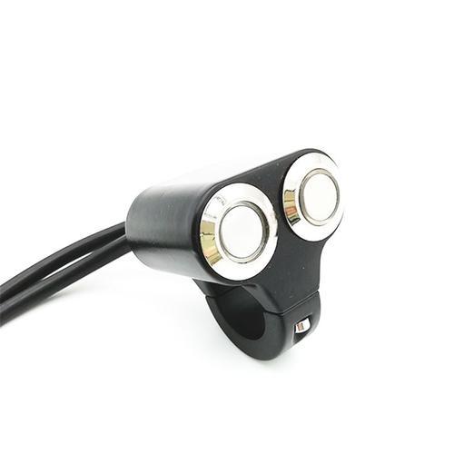 Interrupteur De Guidon Pour Scooter Et Moto, Led Bleue 12v, Auto-Ve... on Productcaster.