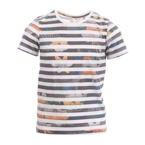 T-Shirt Blanc Garçon Teddy Smith Tropick on Productcaster.