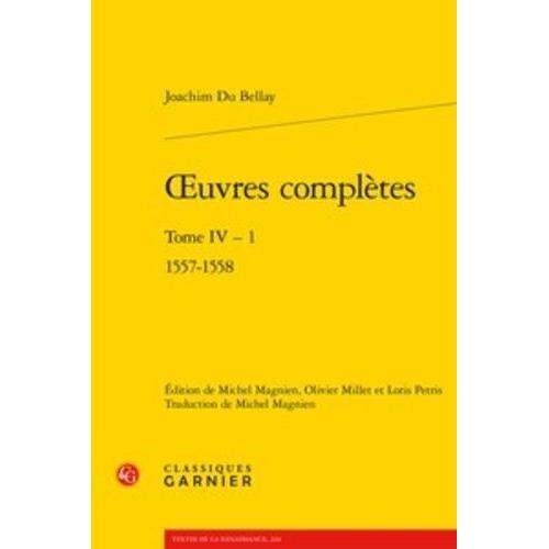 Oeuvres Complètes - Tome 4, 1557-1558 on Productcaster.