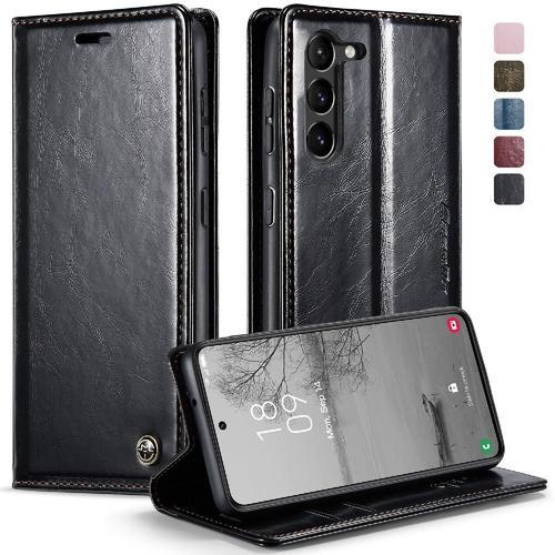 Flip Étui Pour Samsung Galaxy S23 Bicelle Cuir Pu Cheval Fou Titula... on Productcaster.