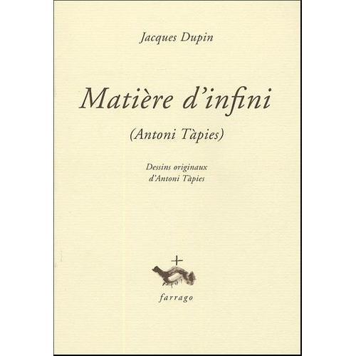 Matière D'infini - Antoni Tapies on Productcaster.