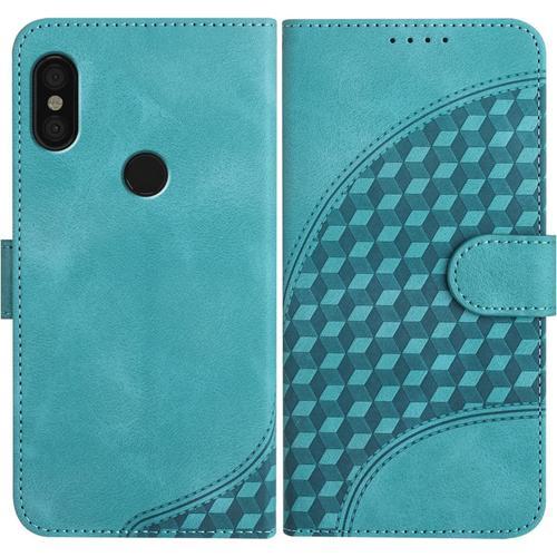 Jmdc Coque Pour Xiaomi Redmi Note 6 Pro, Cuir Pu Étui Flip Portefeu... on Productcaster.