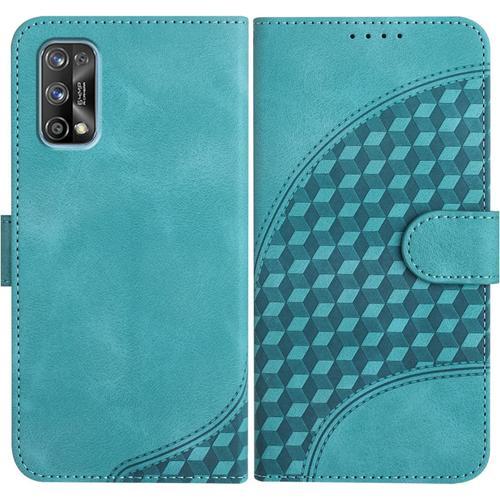 Jmdc Coque Pour Oppo Realme 7 Pro, Cuir Pu Étui Flip Portefeuille À... on Productcaster.