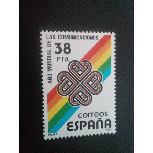 Timbre Espagne Yt 2321 Année Mondiale Des Télécommunications 1983 (... on Productcaster.