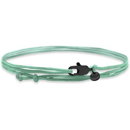 Vert/Black - Bracelet Wrap Double Tour Nylon - Fait Main En France ... on Productcaster.