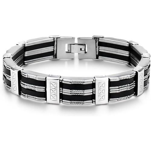 Bracelet À Maillons Pour Homme, Bracelet Homme Personnalisé Chaîne ... on Productcaster.