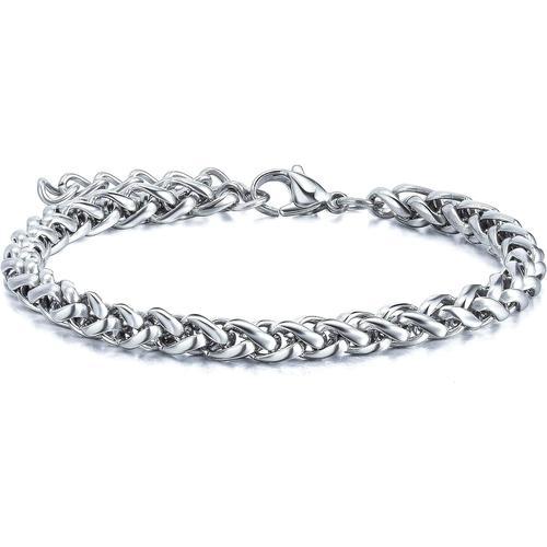 Argento-Style-1 Bracelet Homme Gourmette Maillons Cubains Chaine Ar... on Productcaster.