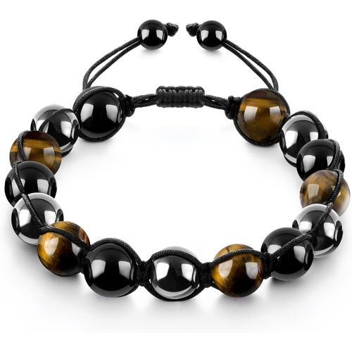 Gris & Noir & Jaune Bracelet Protection pour Homme Femme, Pendentif... on Productcaster.