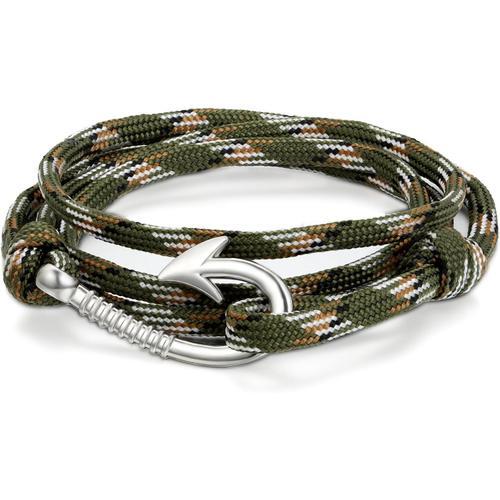 #C Bracelet Femme Homme - Camouflage - Crochets Fermoir Marine - Mu... on Productcaster.