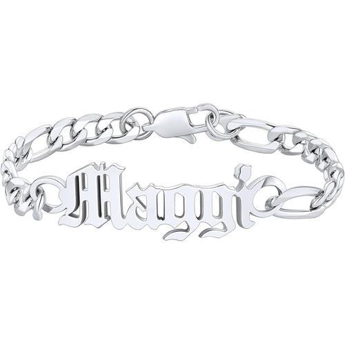 Acier Chainshouse Bracelet Acier Homme Prenom Personnalise 19/21/23... on Productcaster.