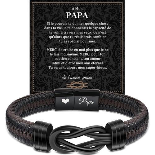 Papa-2 Cadeau De Fête Des Pères Bracelet Pour Papa Cadeau Original ... on Productcaster.