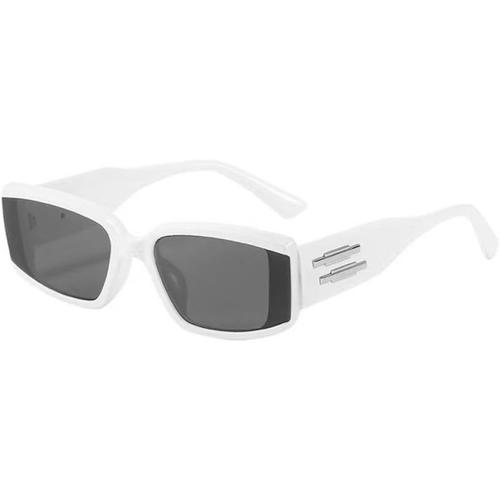 2 Lunettes De Soleil Rectangulaires Pour Femmes Et Hommes, Ovales, ... on Productcaster.