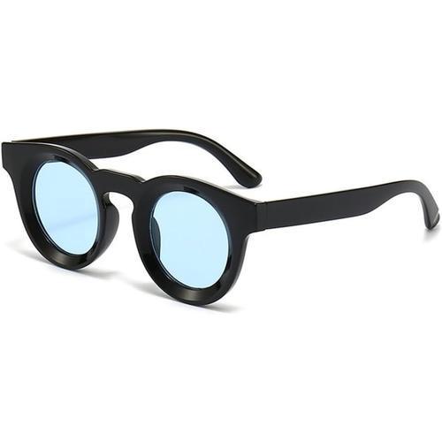 Bleu Lunettes De Soleil Rondes Vintage Pour Femmes Et Hommes, Class... on Productcaster.