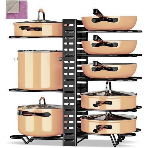 Myiosus Rangement Couvercle Casserole De Cuisine, Range Couvercle C... on Productcaster.