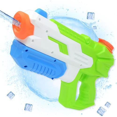 Vert Pistolet À Eau Pour Enfants Adulte, 600ml Capacité, Longue Por... on Productcaster.