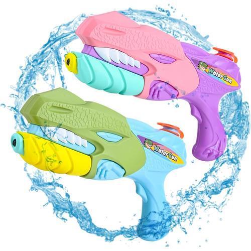 2pcs T-Rex Dinosaur Water Pistol For Kids Kid À Longue Portée Squir... on Productcaster.