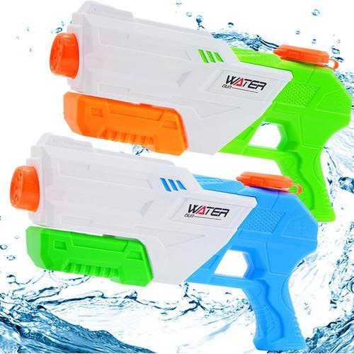 Abdos Kit De Pistolet À Eau Jouets 1400ml Portée De 10m Pour Fêtes ... on Productcaster.