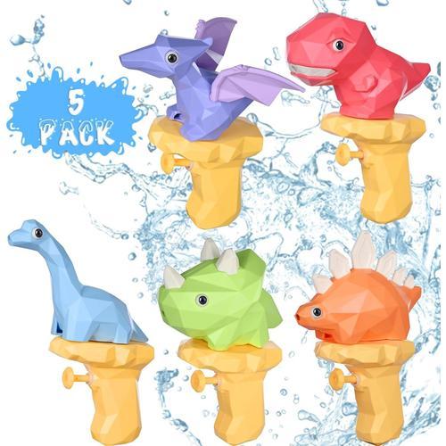 Couleur Pistolet À Eau Enfant Dinosaure, 5pcs Dinosaure Pistolet A ... on Productcaster.