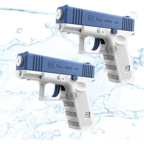 Bleu Pistolet À Eau, 2 Pcs Water Gun, Fusil A Eau, Pistolet À Eau E... on Productcaster.