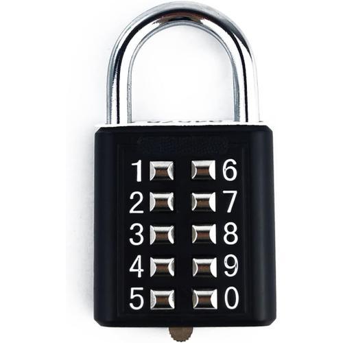 Qrity 10-Digit Cadenas à Combinaison Serrure Combinée Cadenas à Com... on Productcaster.