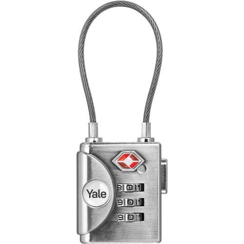 Yale Cadenas à Code Gris Anse Souple avec Combinaison Programmable ... on Productcaster.