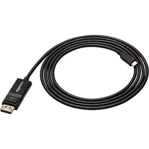 noir Cable USB-C pour DisplayPort bidirectionnel, 1.8 mètre, noir on Productcaster.