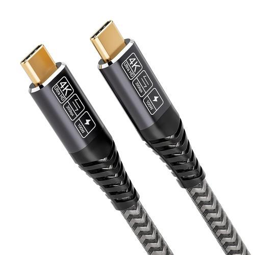 cable usb c vers usb c 3m,cable usb c 3.2 gen 2 20gbps100W cable us... on Productcaster.