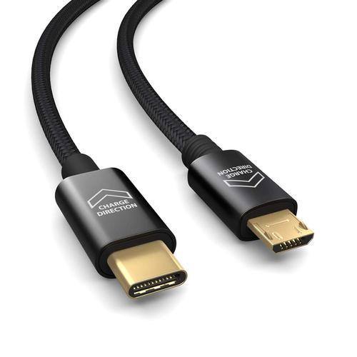 0,3 m Cable de connexion USB OTG de 0,3m, cable USB C vers MICRO US... on Productcaster.