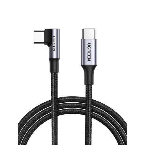 noir Cable USB C vers USB C Coudé 100W Charge Rapide Cable USB Type... on Productcaster.