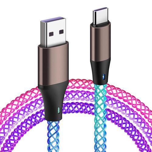 Cable USB C Charge Rapide Lumineux Cable USB C vers USB Cable 3A Ch... on Productcaster.