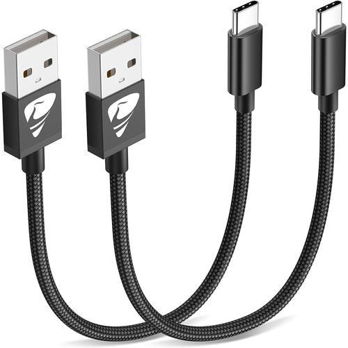 Noir Cable USB C Courte 0.5M/Lot de 2 Cable USB C Charge Rapide 3A ... on Productcaster.