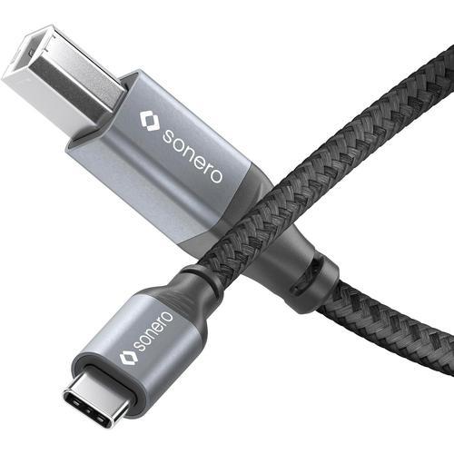 USB-B > USB-C Cable USB 2.0, cable de connexion, cable d'impriman... on Productcaster.