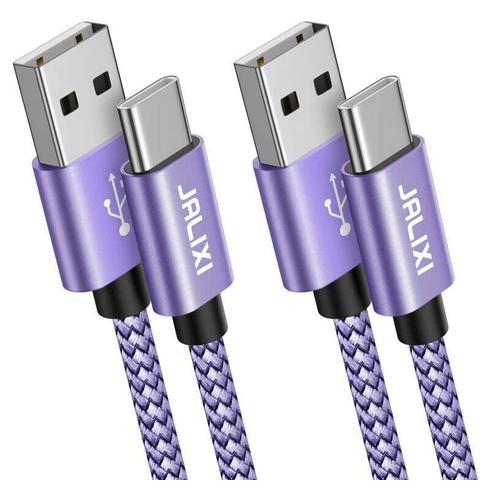 Violet Cable USB C 1M Charge Rapide, 3A Cordon USB vers USB C Nylon... on Productcaster.