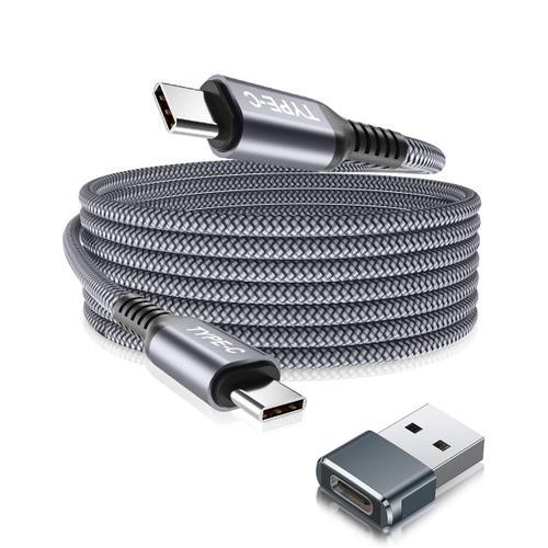 Gris Cable USB C vers Type C 100W 3M avec Adaptateur USB,Type C Cab... on Productcaster.