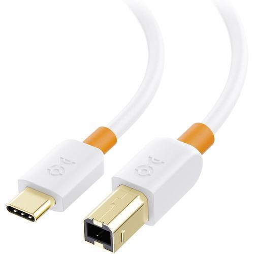 Blanc (2m) Cable Imprimante USB C 2m (Cable USB B Vers USB C, CÃble... on Productcaster.