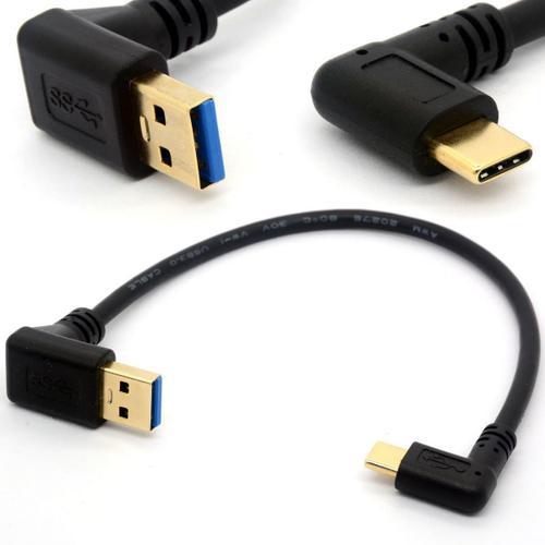 90° Type C-USB A Droite CentBest 90 degrés USB 3.0 vers type C cabl... on Productcaster.