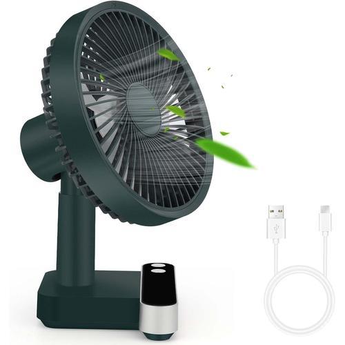 Dreamhigh 5000mAh Ventilateur Silencieux, Rotation Automatique USB... on Productcaster.