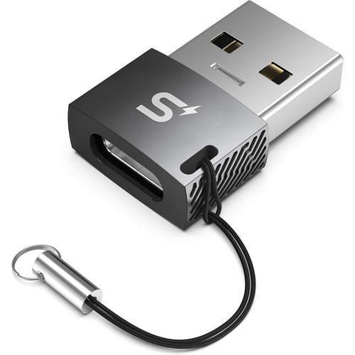 Adaptateur USB C vers USB(1Pack),USB 2.0 Type C Femelle vers A Male... on Productcaster.