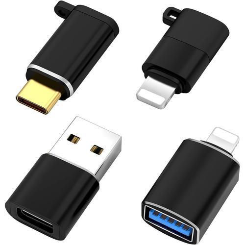 #8 Lot de 4 Adaptateur USB C, 4PCS, Light-ning vers Type-C PD60W, T... on Productcaster.