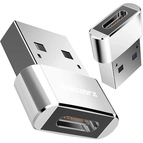 Adaptateur USB C vers USB male, Paquet de 2 Type C Convertisseur de... on Productcaster.