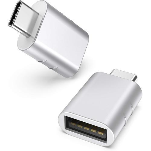 argent Adaptateur USB C vers USB Pack de 2 Adaptateurs USB C male v... on Productcaster.